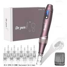 Professional Microneedling Pen Set (10pcs/15pcs), Includes 0.25mm Replacement Needles, Dr.Pen A10 Microneedling Pen