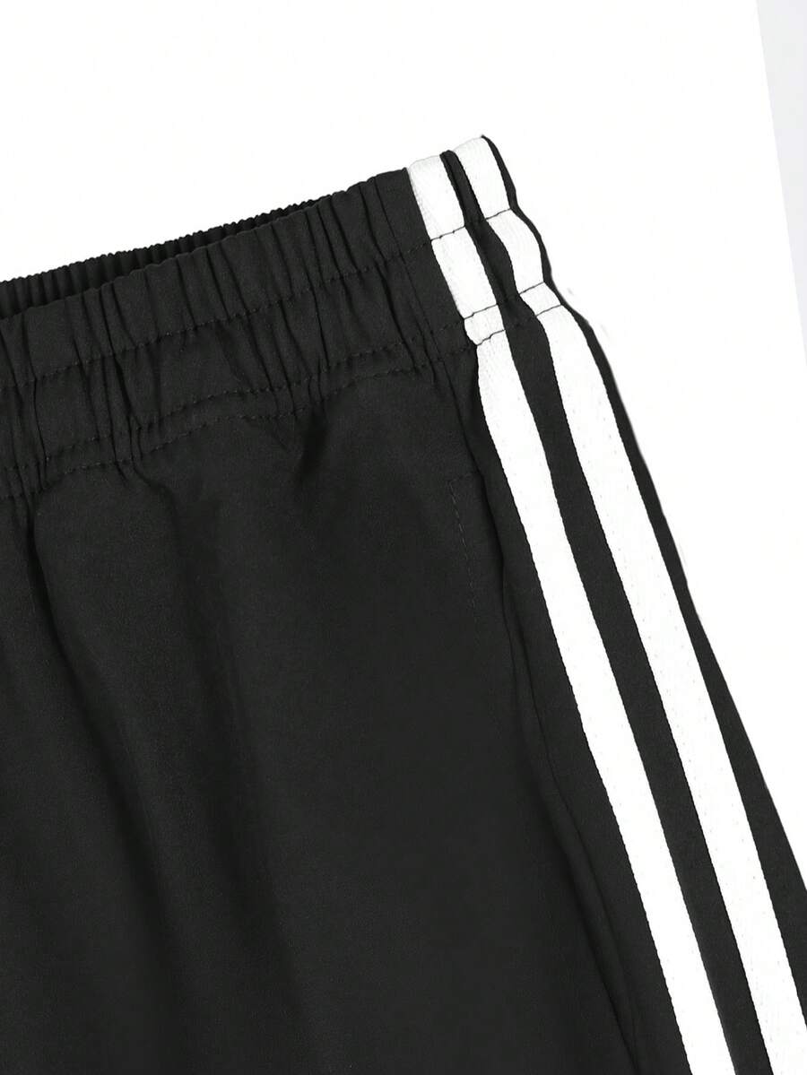 Letnje lagane prugaste joger pantalone, muške široke svestrane