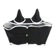 1pc New Breathable Fly Mask, Anti-Mosquito Anti-Fly Horse Face Mask, Horse Riding Accessories, Protects Eyes And Ears