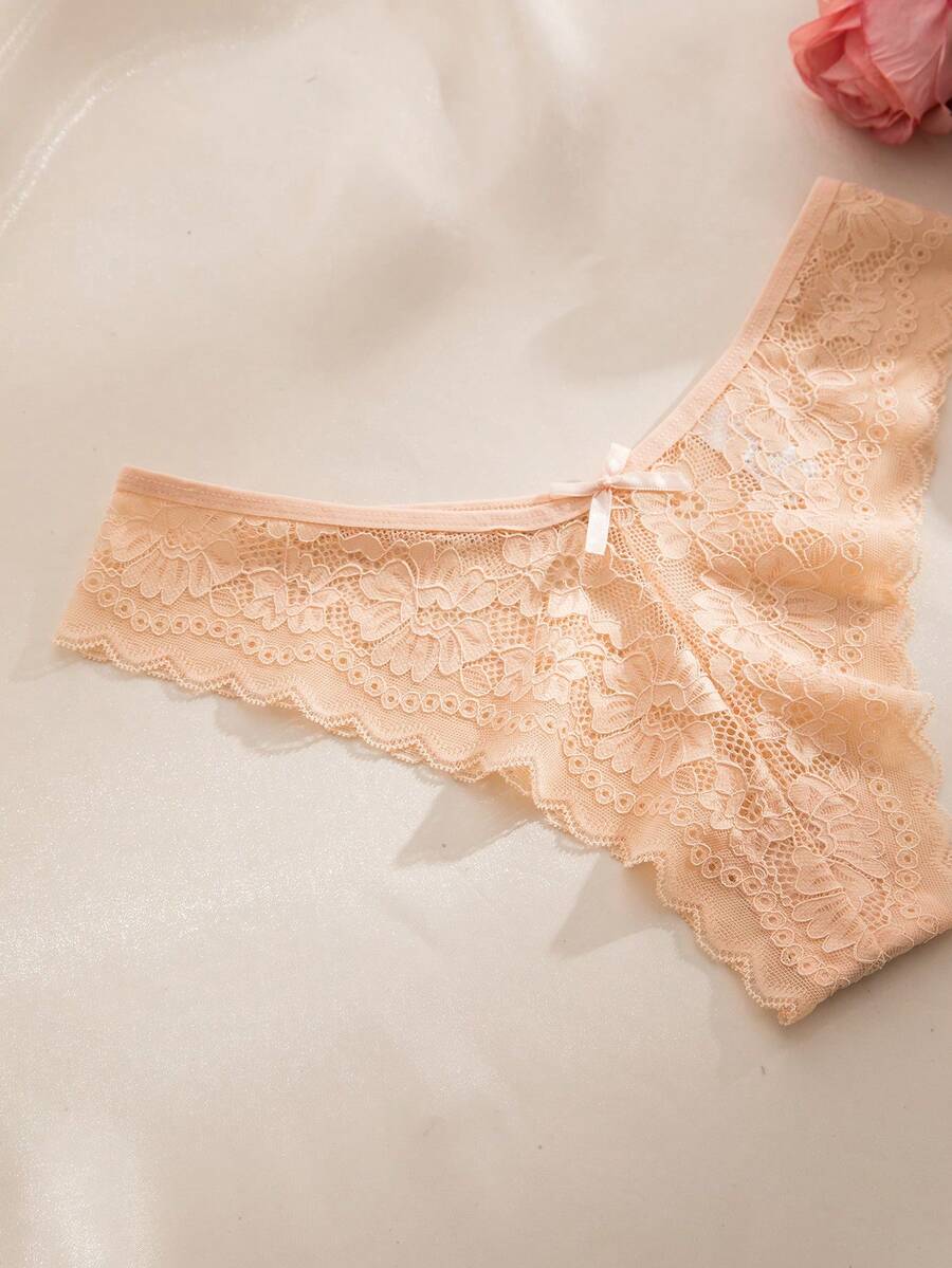 Elegantne ženske čipkaste gaćice trouglastog kroja, višebojne, 7 kom/set, seksi donji veš
