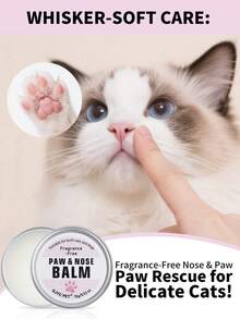 GJYC PET Natural Paw & Nose Care Balm - Quickly Soothes Dry Skin, Available In Multiple Scents And Sizes, Protective And Healing Effects