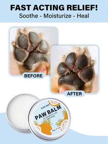 GJYC PET Natural Paw & Nose Care Balm - Quickly Soothes Dry Skin, Available In Multiple Scents And Sizes, Protective And Healing Effects