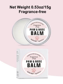 GJYC PET Natural Paw & Nose Care Balm - Quickly Soothes Dry Skin, Available In Multiple Scents And Sizes, Protective And Healing Effects