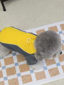 PETSIN Autumn/Winter Plush Velvet Pet Vest & Hoodie – Soft Warm Sweater With Traction Buckle For Dogs, Cats & Small Animals, Indoor/Outdoor Wear