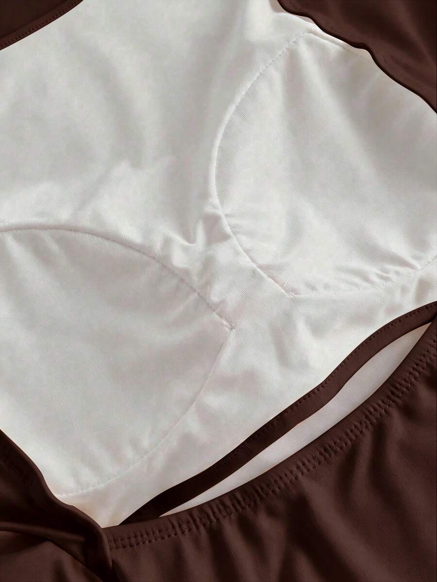 Ženska podstavljena seksi crop majica, slim fit