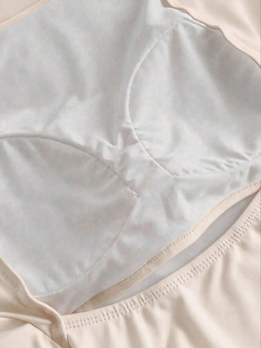 Ženska podstavljena seksi crop majica, slim fit