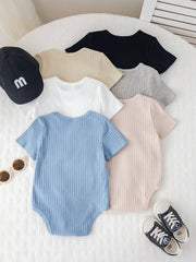 Set od 6 kom unisex bodija za novorođenče dečaka/devojčice, 100% pamuk