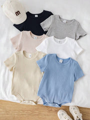 Set od 6 kom unisex bodija za novorođenče dečaka/devojčice, 100% pamuk