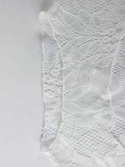 Women's Lace Waist Tie Top, Short Sleeve White Top, Puerto Rico Vacation Outfit Summer
