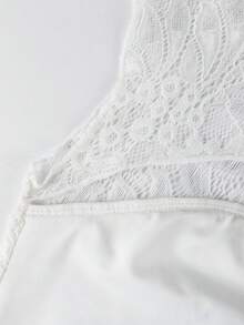Women's Lace Waist Tie Top, Short Sleeve White Top, Puerto Rico Vacation Outfit Summer