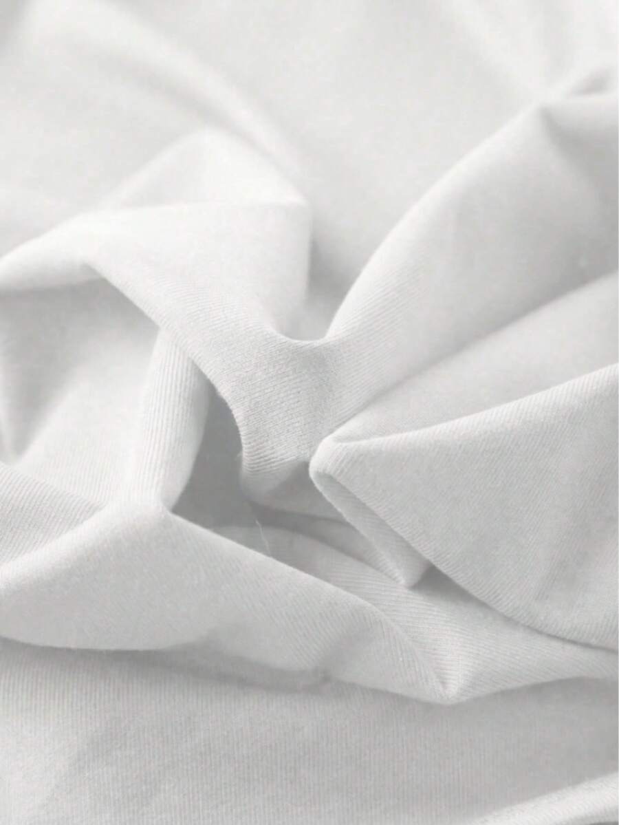 Casual Elegant Majica Kratkih Rukava sa Okruglim Izrezom