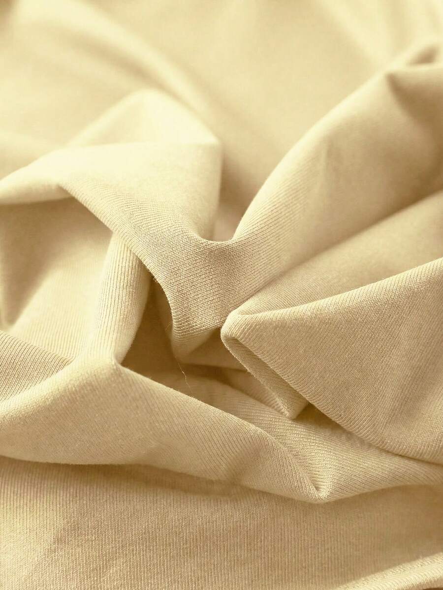 Casual Elegant Majica Kratkih Rukava sa Okruglim Izrezom