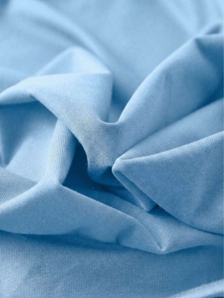 Casual Elegant Majica Kratkih Rukava sa Okruglim Izrezom