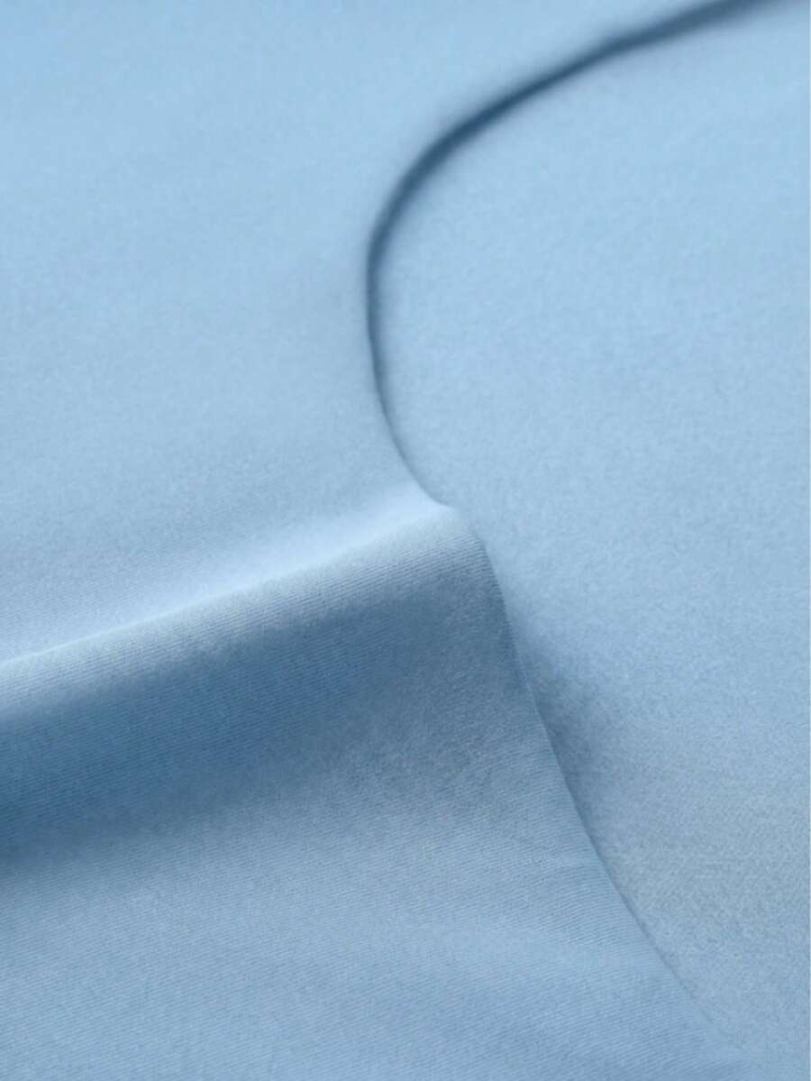 Casual Elegant Majica Kratkih Rukava sa Okruglim Izrezom