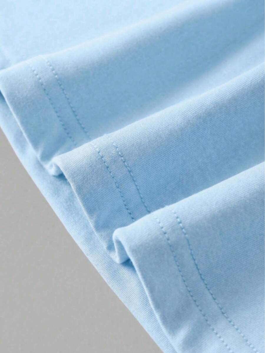 Casual Elegant Majica Kratkih Rukava sa Okruglim Izrezom