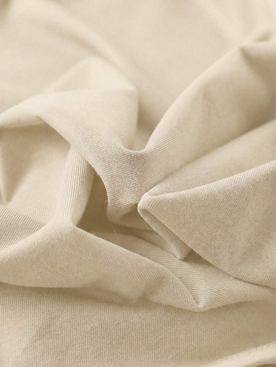 Casual Elegant Majica Kratkih Rukava sa Okruglim Izrezom