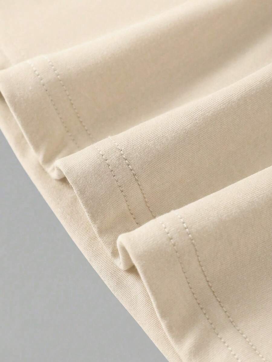 Casual Elegant Majica Kratkih Rukava sa Okruglim Izrezom