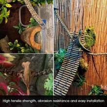Reptiles Can Climb Vines And Artificial Plants. Soft Jungle Vines Are Handwoven From Parachute Cord. Artificial Decorative Plants Are Hung On Bottles For Snake Enclosures. Leopard Print Gecko Habitat Decor Is Suitable For Chameleons, Crabs, Lizards, Snakes, Geckos, Frogs, And Hermit Crabs.