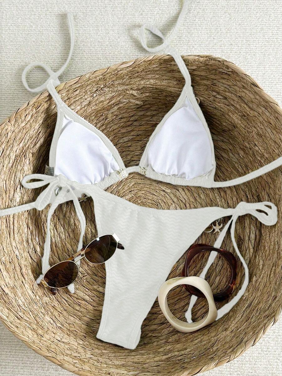 Bikini set sa vezom i čipkom