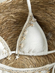 Bikini set sa vezom i čipkom