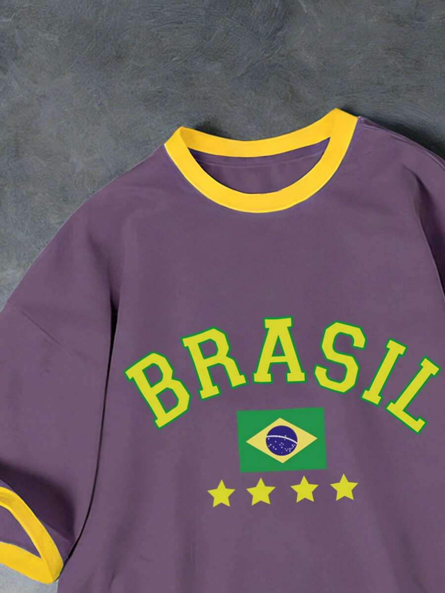 Muška  Brazil fudbalska majica kratkih rukava