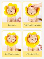 Elizabeth Collar - Pet Spay/Neuter Collar Head Cover, Anti-Bite Neck Cone For Pets