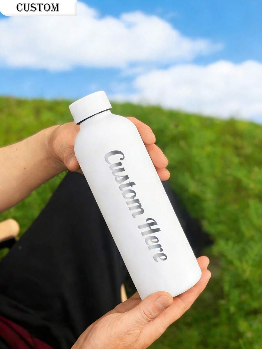 Personalizovana šolja/boca za kafu i sokove od nerđajućeg čelika, sportska boca za vodu, 500ml/17oz