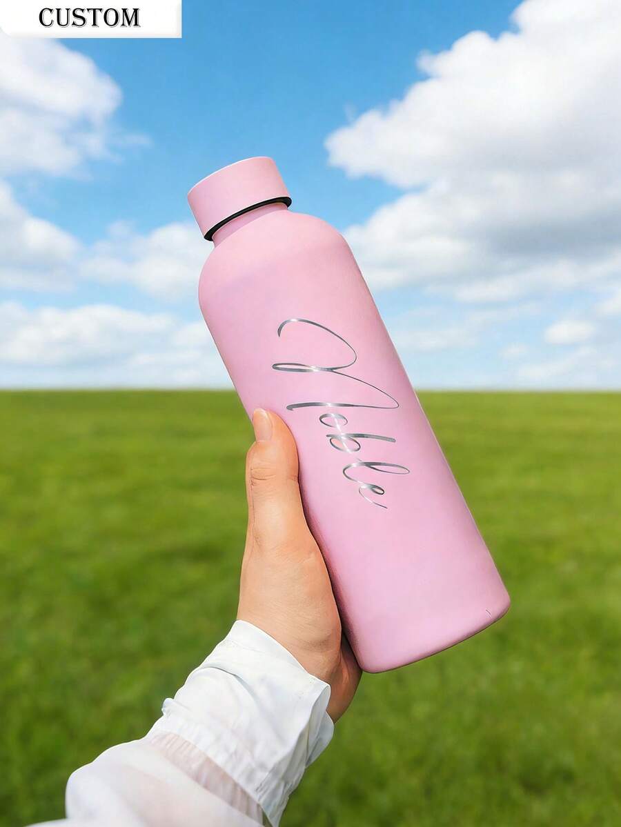 Personalizovana šolja/boca za kafu i sokove od nerđajućeg čelika, sportska boca za vodu, 500ml/17oz