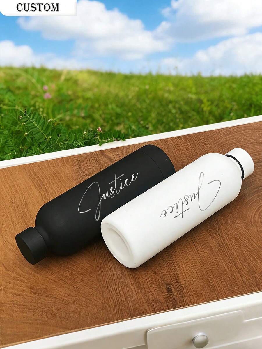 Personalizovana šolja/boca za kafu i sokove od nerđajućeg čelika, sportska boca za vodu, 500ml/17oz