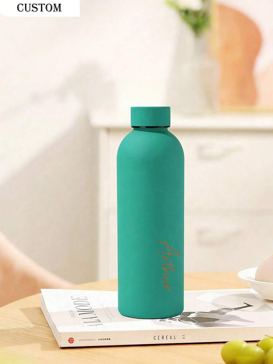 Personalizovana šolja/boca za kafu i sokove od nerđajućeg čelika, sportska boca za vodu, 500ml/17oz