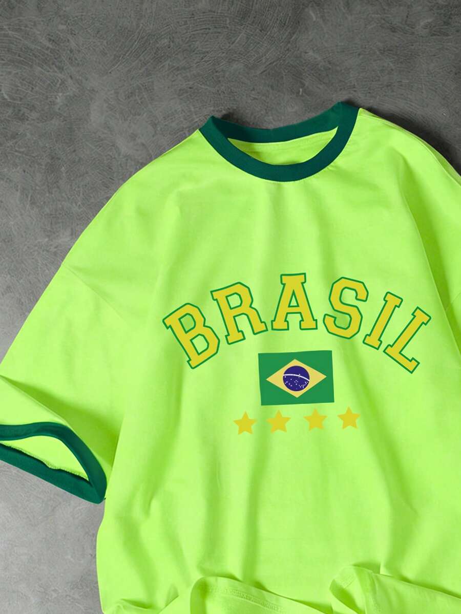 Muška  Brazil fudbalska majica kratkih rukava