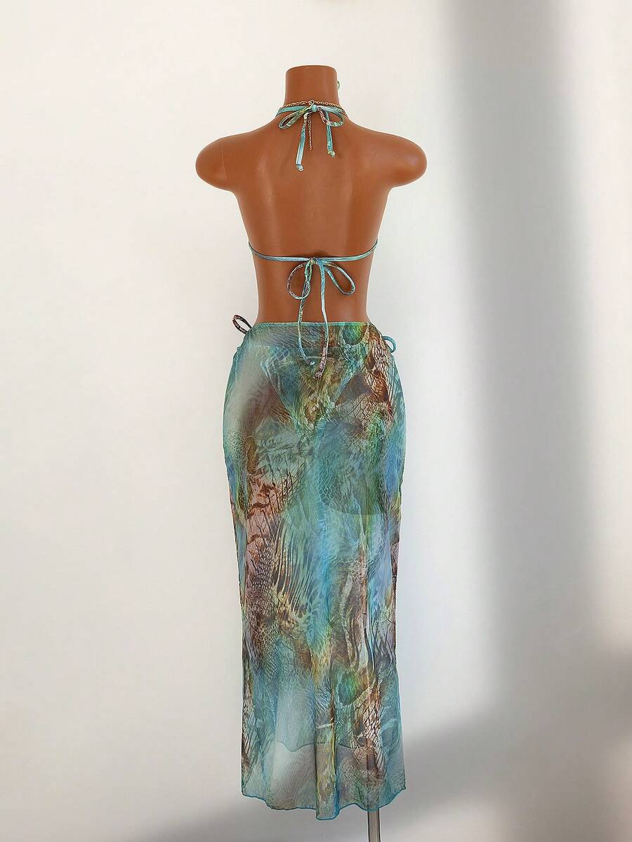 Ženski letnji bikini set sa vezanjem