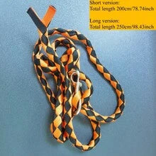 Horse Supplies - Thickened Horse Lead Rope, Large Silver Metal Buckle & Hook, 4-Strand Braided Horse Leash, Pet Leash