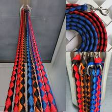 Horse Supplies - Thickened Horse Lead Rope, Large Silver Metal Buckle & Hook, 4-Strand Braided Horse Leash, Pet Leash