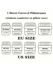 Six Seven plavi komplet posteljine od 3 dela, 6&7 print: 1 navlaka za jorgan + 2 jastučnice (punjenje nije uključeno)