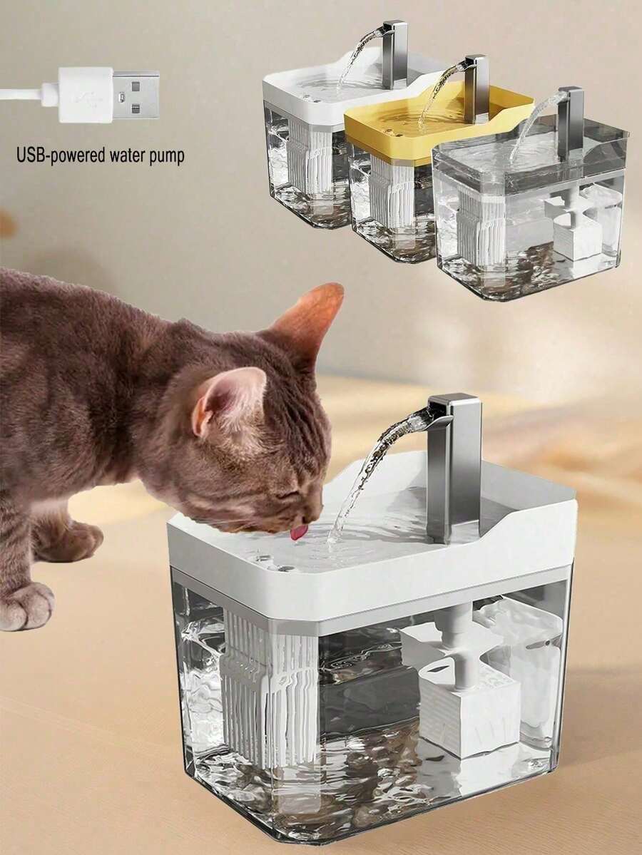 1.5L/50.73 OZ automatska fontana za vodu za mačke sa filtracijom