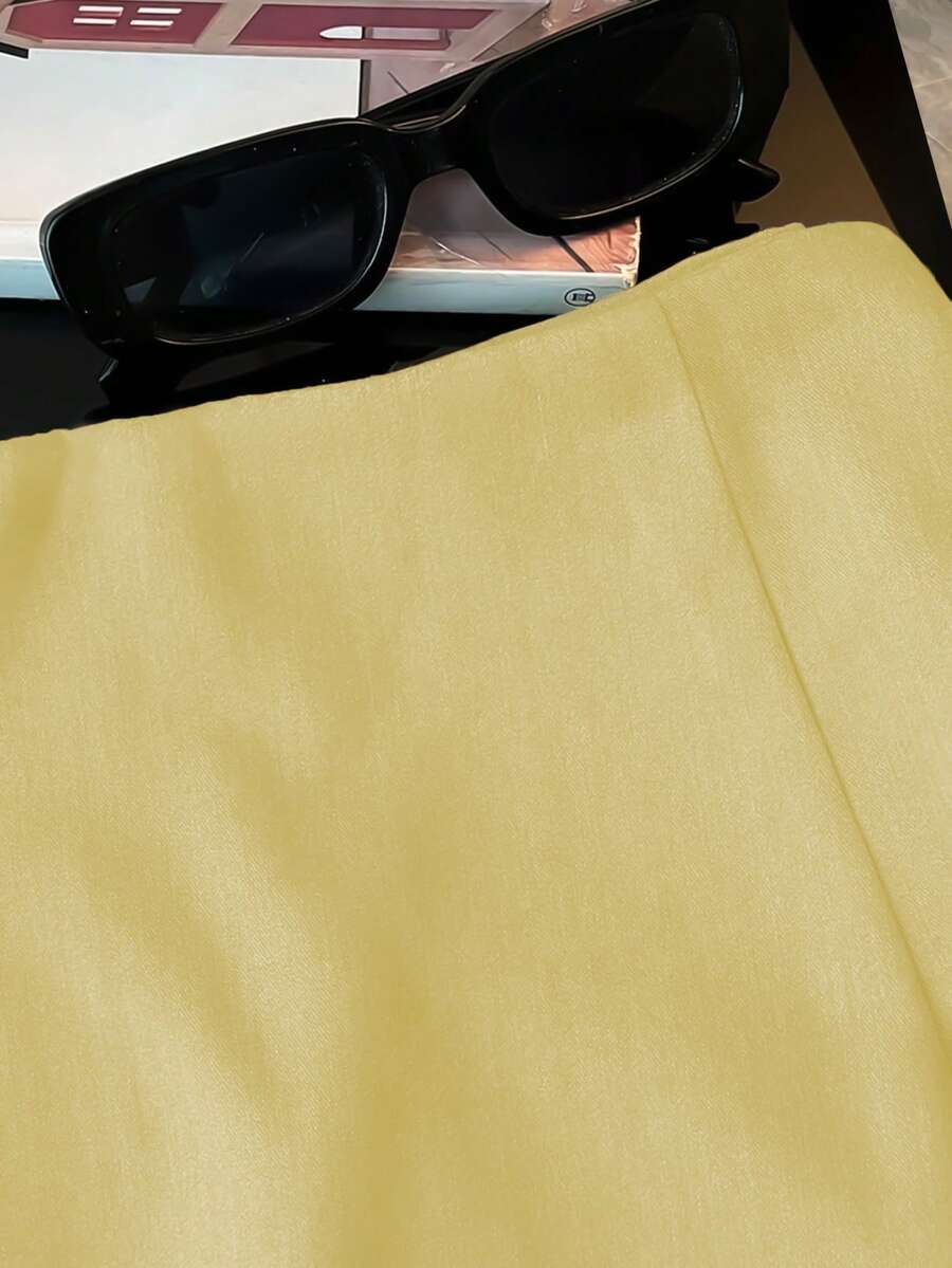 Moderan šorts Mekana Tkanina Visokog Struka