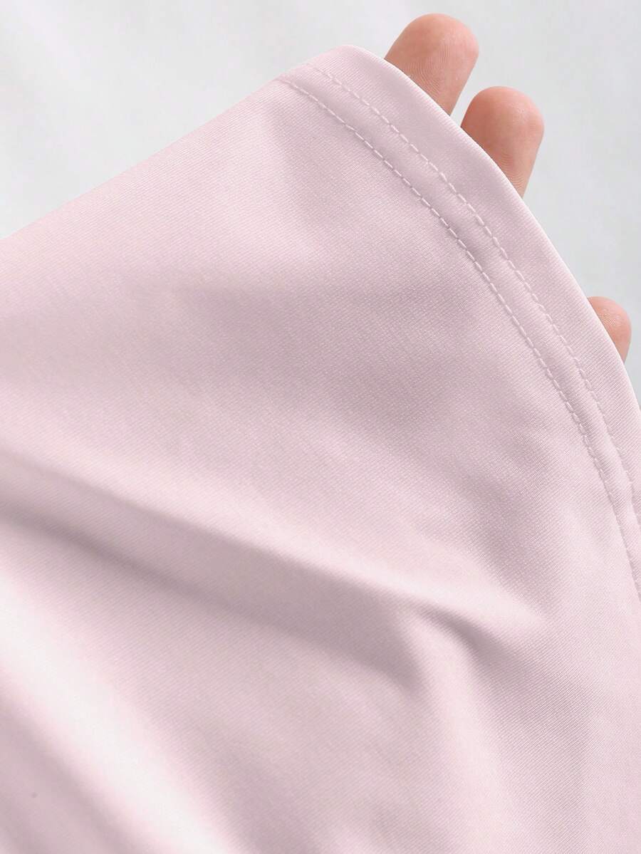 Sweetra Ženska Letnja Majica – Kvadratni Izrez, Nabran Slim Fit Casual Top