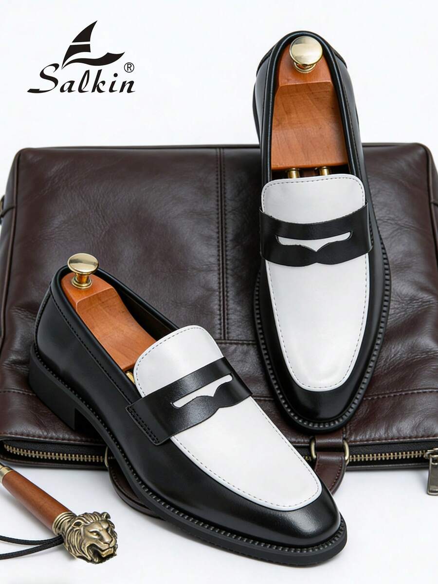 Klasične dizajnerske ručno rađene muške mokasine, pristupačan luksuz, slip-on  cipele