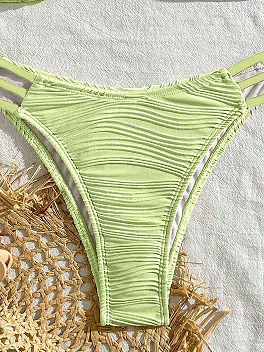 Jednobojni bikini set za žene