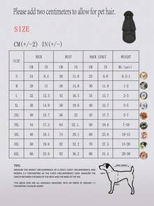 Outdoor Casual Pet Black Raincoat For Night Activities