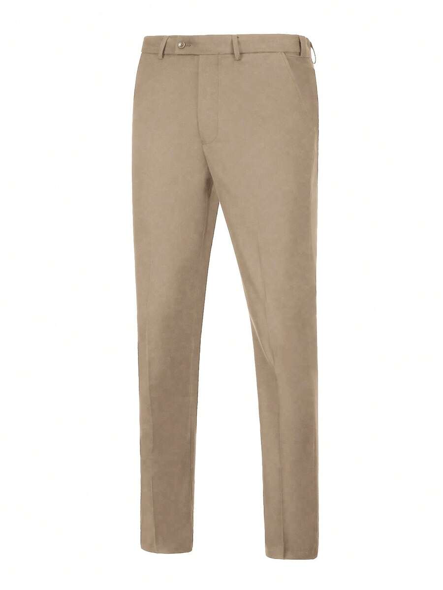 Muški set od 4 dela, elegantan jednobojan slim fit prsluk, pantalone i set kravate