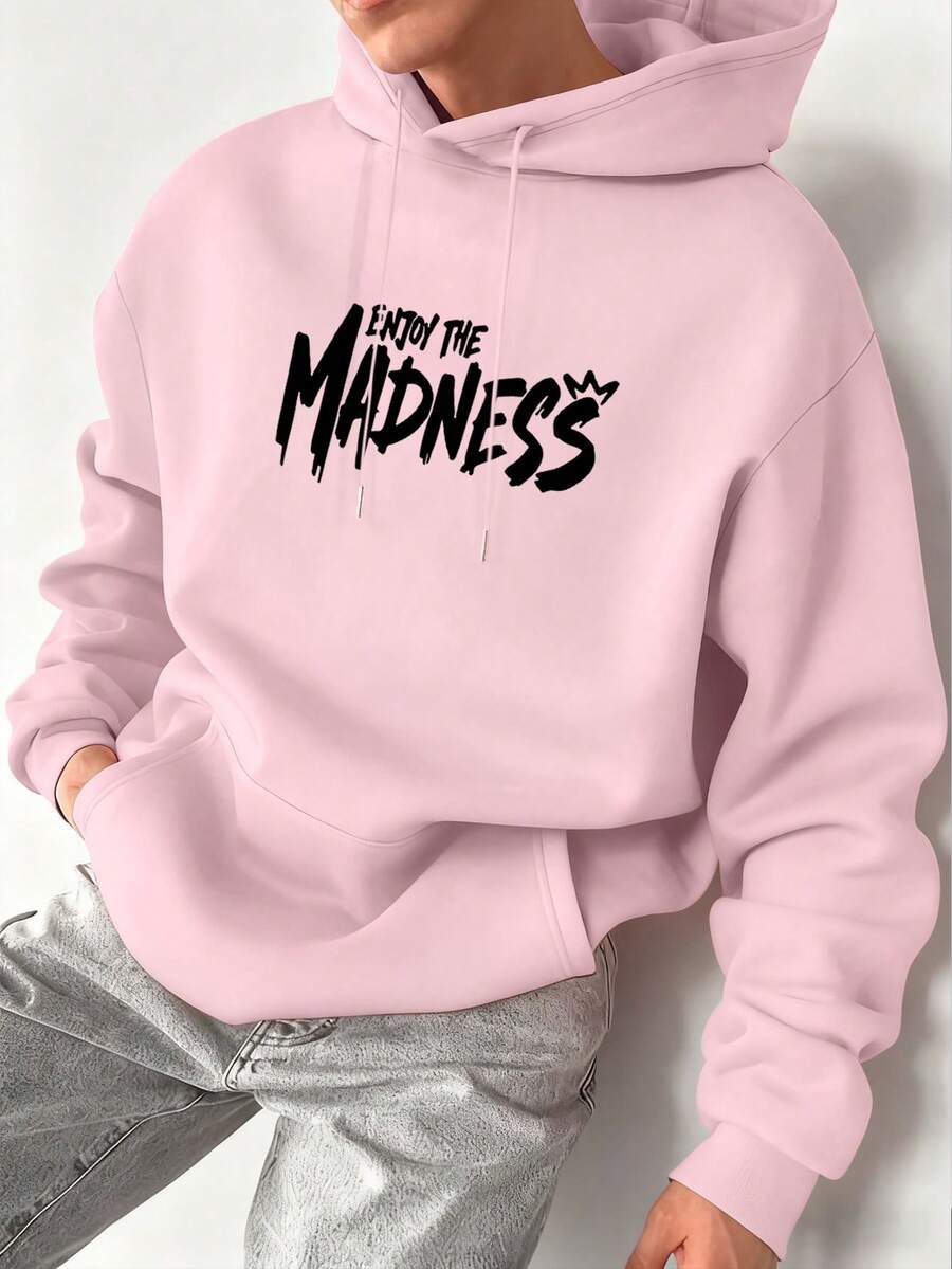 Muški ležerni modni street hoodie duks za ekstremne sportove sa crtanim printom
