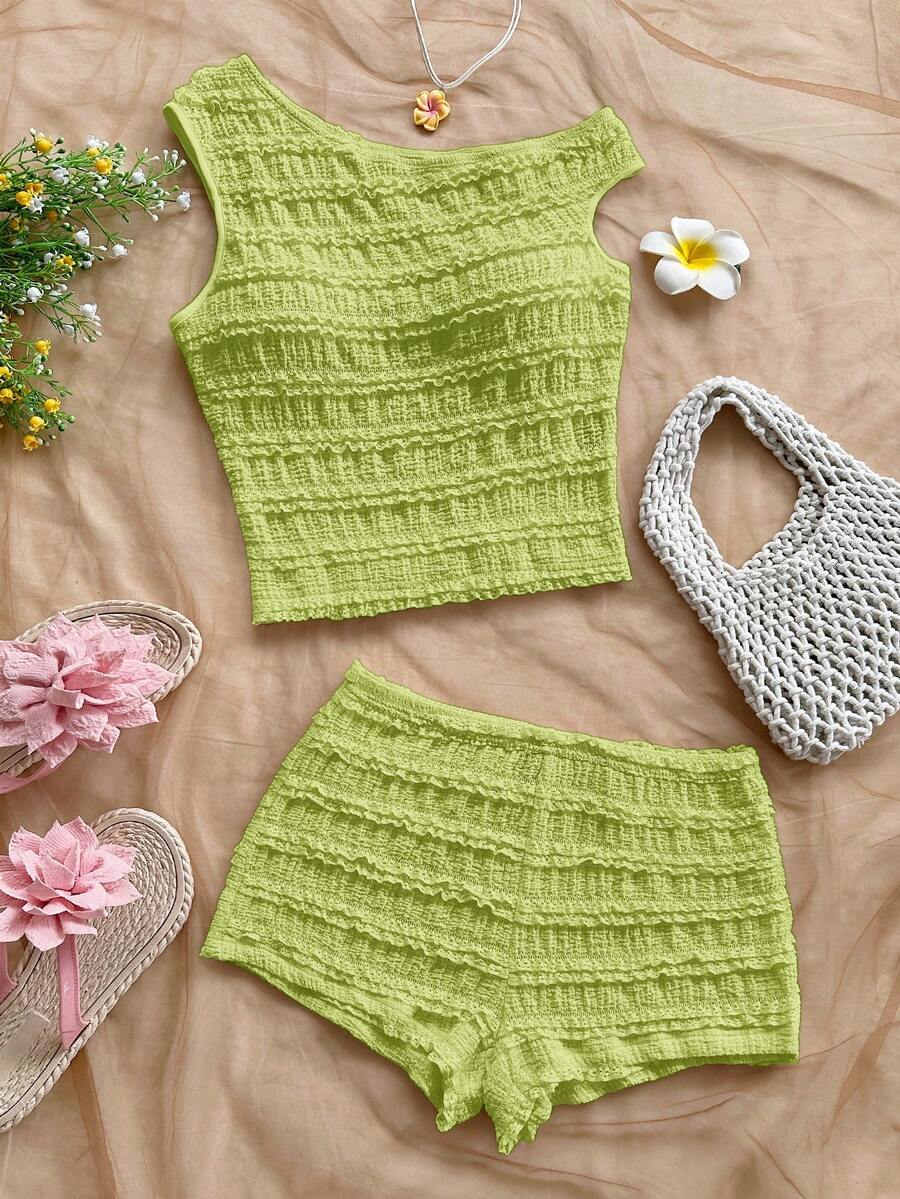 Ženski Letnji Casual Pleteni Set od 2 dela