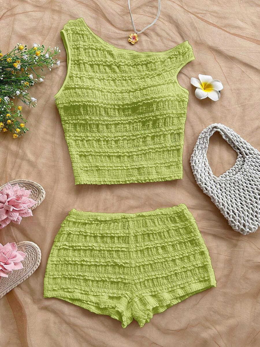 Ženski Letnji Casual Pleteni Set od 2 dela
