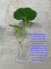 1pc Beta Fish Leaf Hammock, Extra Wide Fish Tank Plant Decor And Resting Bed, Aquarium Decoration Artificial Leaves, Improve Beta Fish Health - Natural, Organic, Comfortable Fish Tank Resting Area