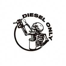 Skull Gas Cap Sticker, Car Decal Sticker, Vinyl Sticker, Laptop Decor