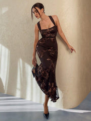 Romantična Party Maxi Slip Haljina