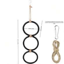Reptile Climbing Ring, Ball Python Climbing Chain Toy, Glass Container Cage Decor Accessories Suitable For Corn Snake, Hognose Snake, Bearded Dragon, Lizard, Chameleon, Parrot