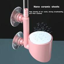 Ultra-High Density Nano Bubble Air Pump Accessories For Aquarium - Enhances Fish Health And Aesthetics, Suitable For Small To Medium Aquariums